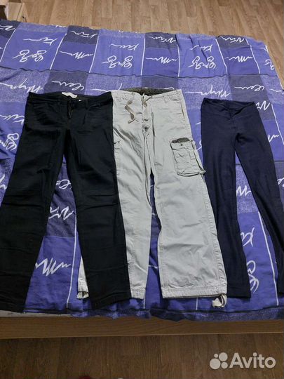 Пакет женской одежды 42-44р, 16 вещей юбки, джинс