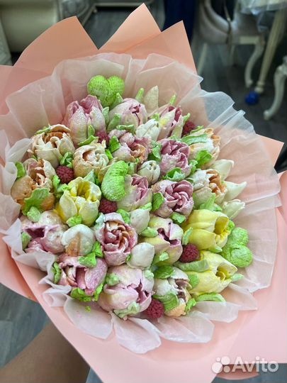 Зефирные букеты на заказ