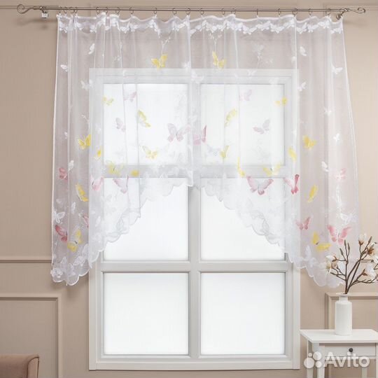 Тюль штора (готовая) пошив