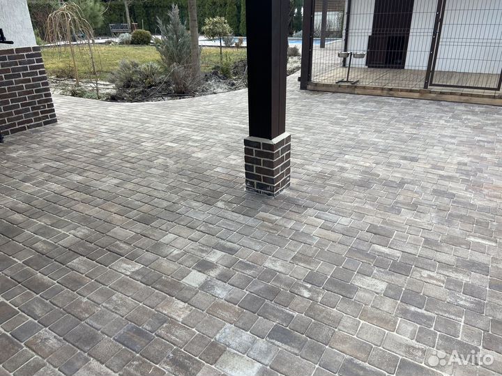 Тротуарная плитка вибропрессованная