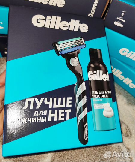 Подарочный Набор для мужчин Gillette Mach3