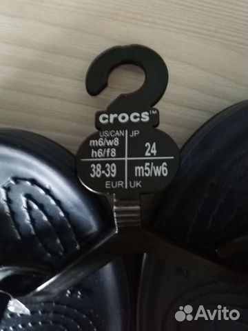 Crocs новые, m6/w8, 38-39 р