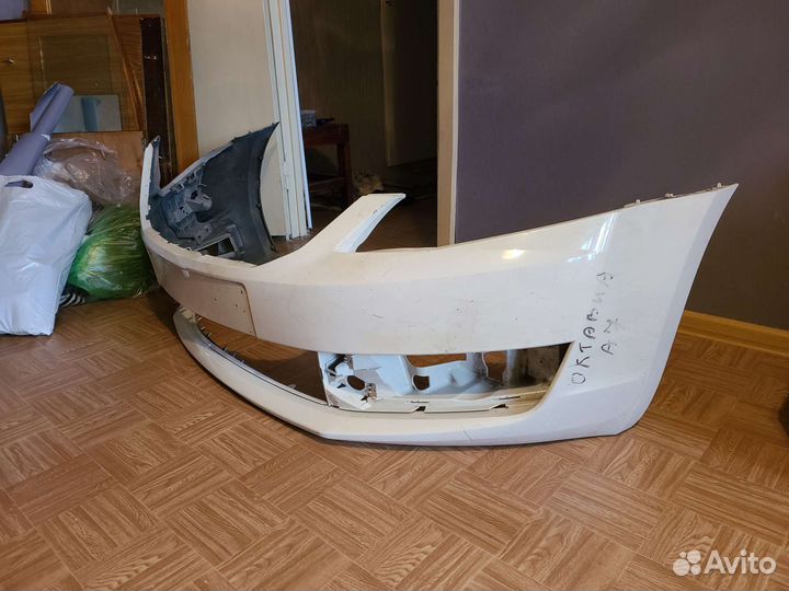 Бампер передний skoda octavia а7