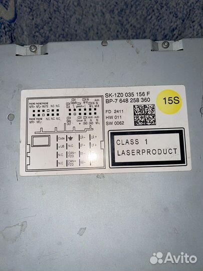 Штатная магнитола на skoda octavia a5