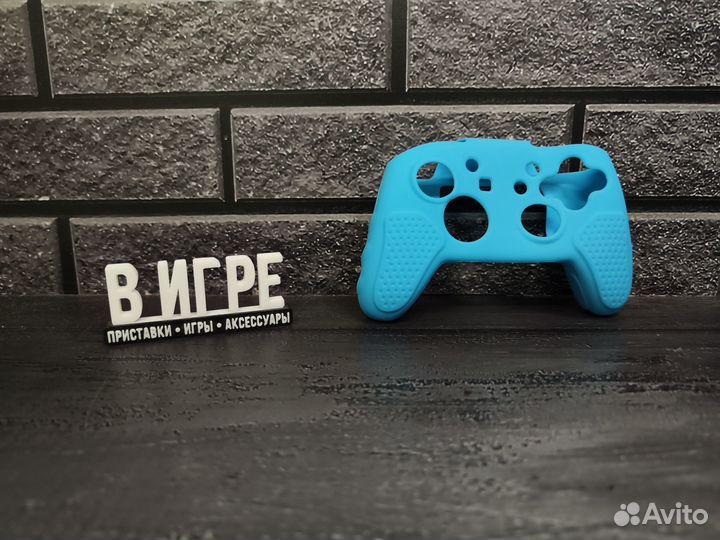 Силиконовый чехол для Pro Controller Switch синий