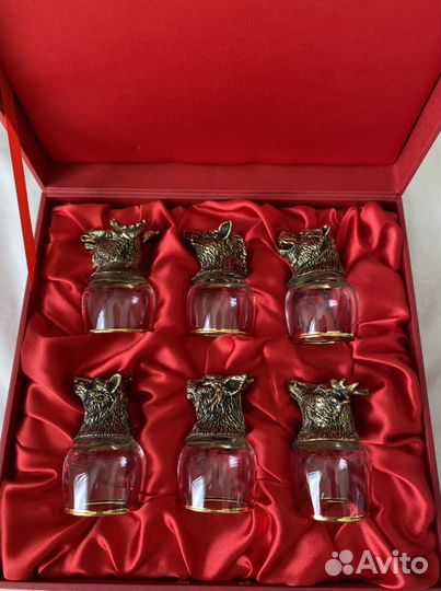 Стопки-перевёртыши 6 шт «Звери»