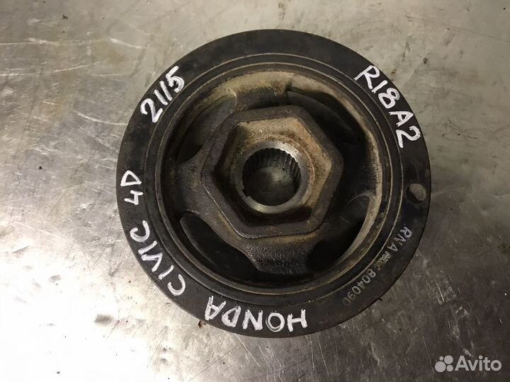 Шкив коленвала R18A2 Honda Civic Stream FR-V 1.8