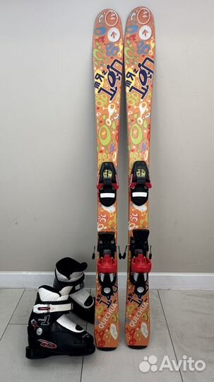 Горные лыжи детские 110 комплект