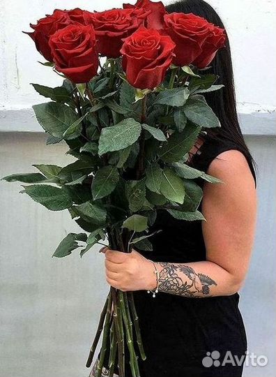 Высокие розы Гигантские розы Доставка цветов