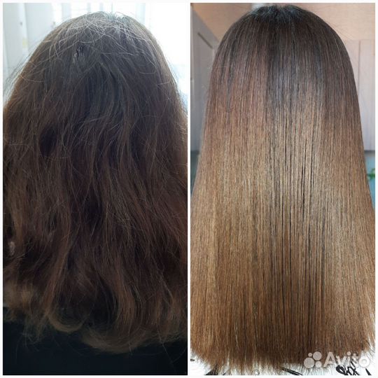 Кератиновое выпрямление Ботокс для волос