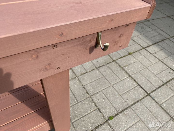 Дачный уличный стол с мойкой