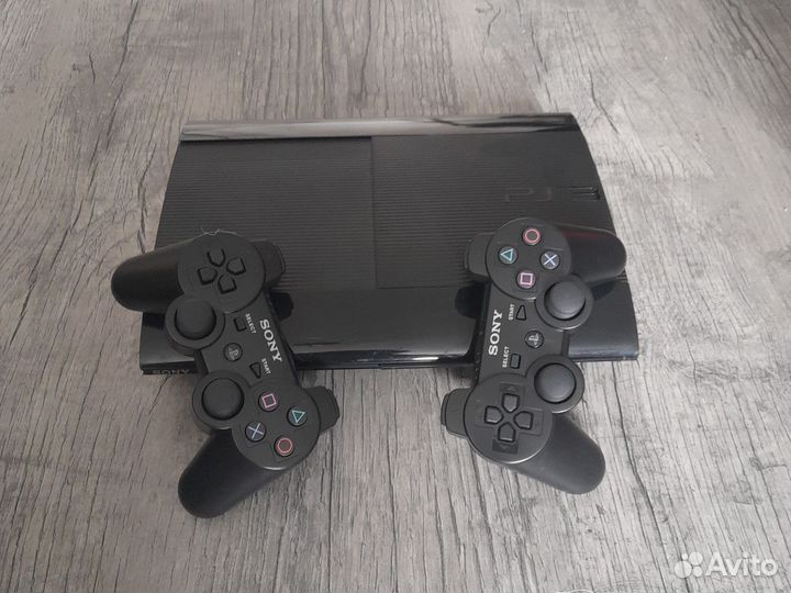 Sony playstation 3 super slim 500gb прошитая 41игр