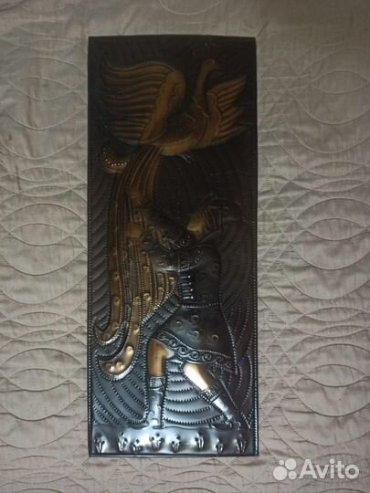 Картина медная чеканка СССР