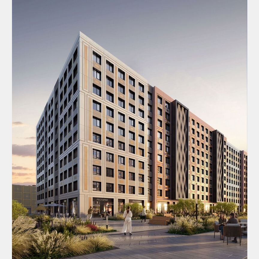1-к. квартира, 44 м², 9/10 эт.