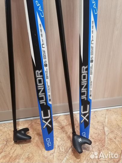 Лыжи беговые, палки для лыж