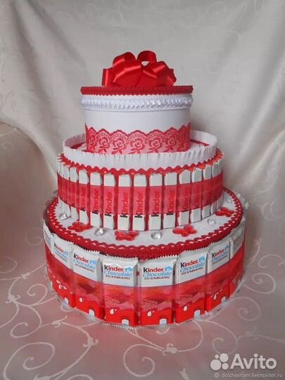 Торт из конфет