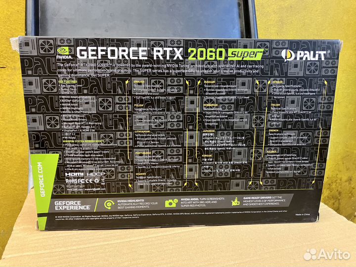 Palit GeForce RTX 2060 super Dual 8GB на гарантии