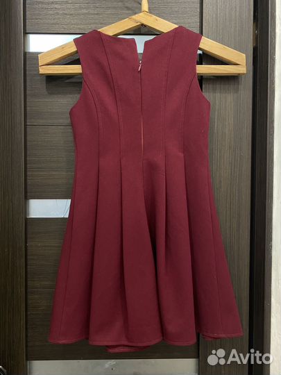 Школьный комплект для девочек (сарафан+рубашка)