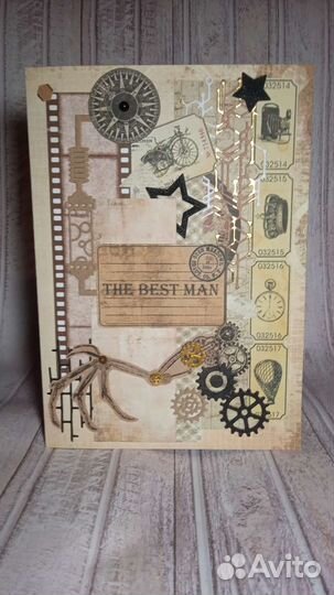 Мужская открытка