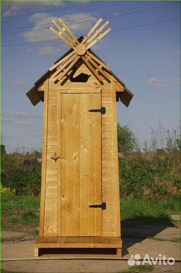 Уличный туалет с установкой