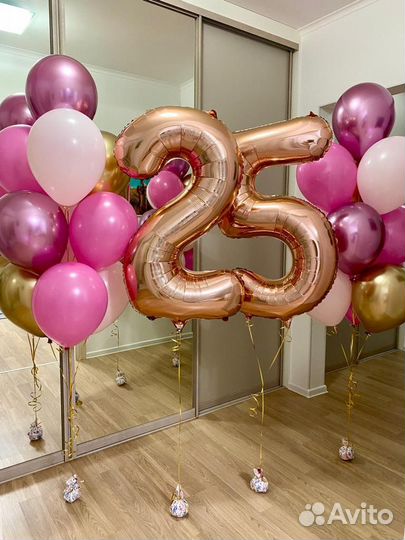 Воздушные шары для девочки