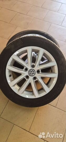 Колеса в сборе r16 летние volkswagen