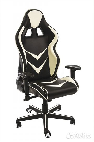 Компьютерное кресло Racer черное - бежевое