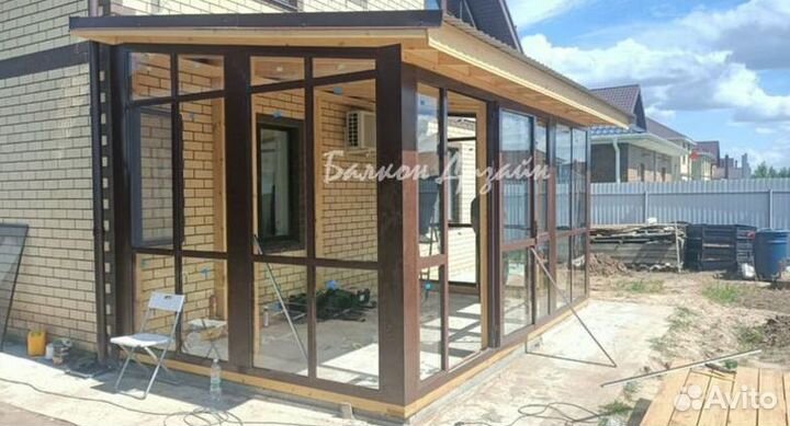 Входная группа. Алюминиевые перегородки