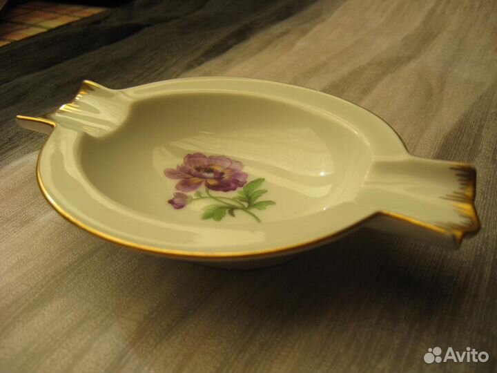 Пепельница Мейсен ручная роспись