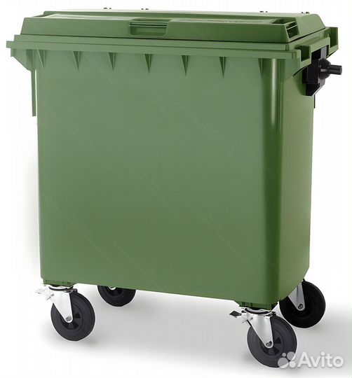 Пластиковый мусорный евроконтейнер 770л 0.77-3823