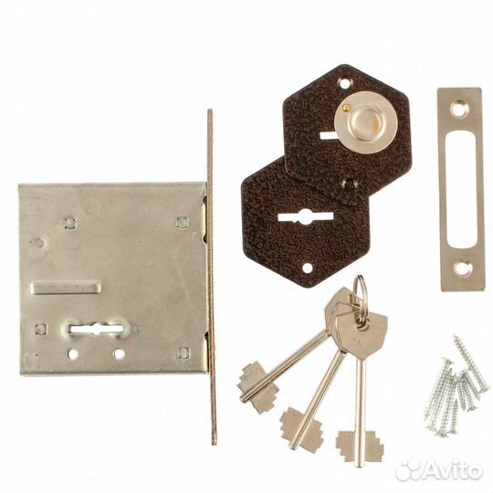 Замок врезной зв-1, сувальдный Сибртех 91665