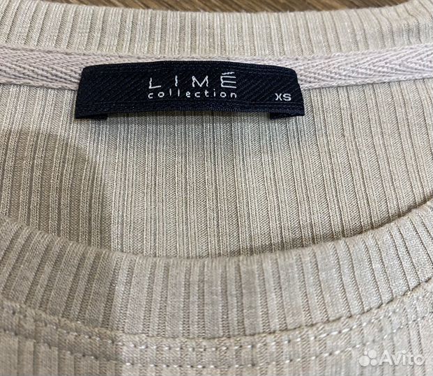 Лонгслив lime