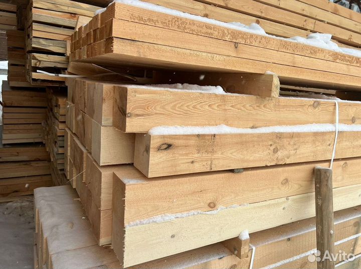 Брус обрезной 100х100х6000мм