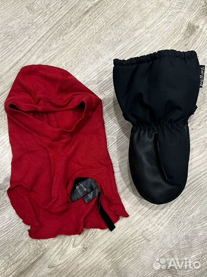 Шапка шлем, краги, манишка