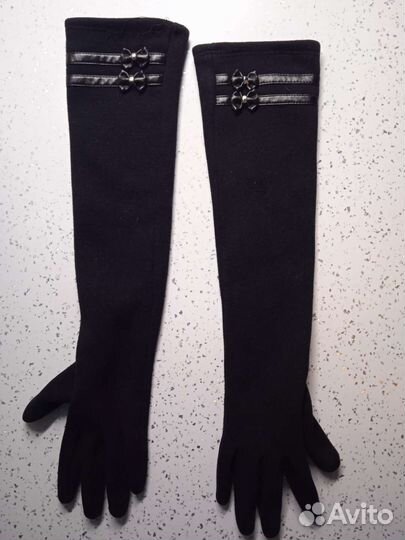 Перчатки женские удлиненные