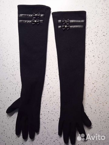 Перчатки женские удлиненные