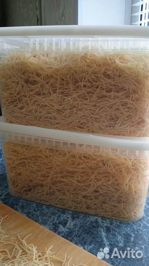 Домашняя лапша ручная резка