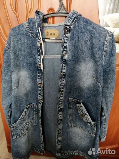 Джинсовая ветровка