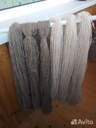 Варежки из собачьей шерсти (пуха)