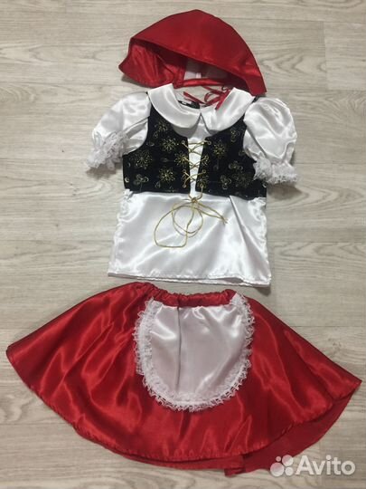 Костюм красной шапочки 104