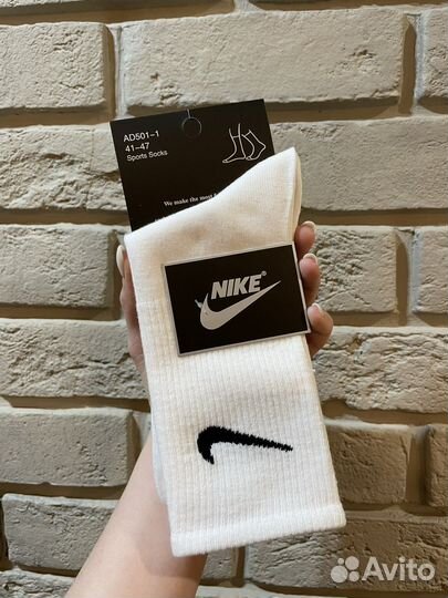 Носки nike высокие