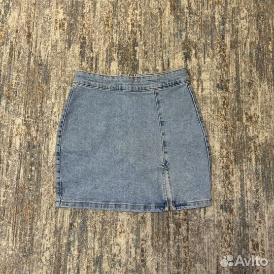 Джинсовая мини-юбка bershka