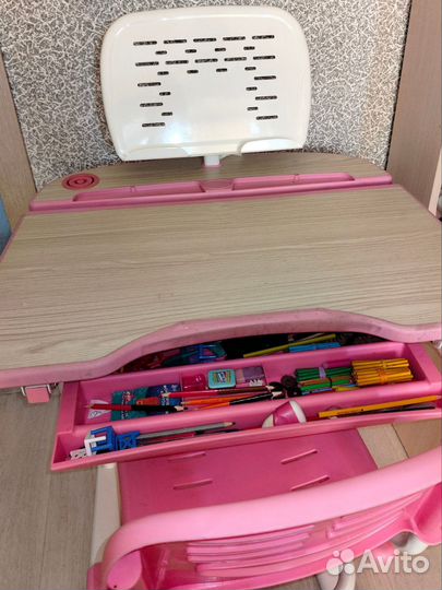 Детский стол и стул. Растущая парта