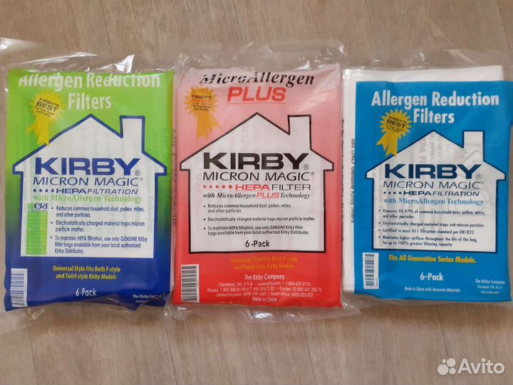 Мешки, Ремешки для Кирби U.S.A Фото-Реальные