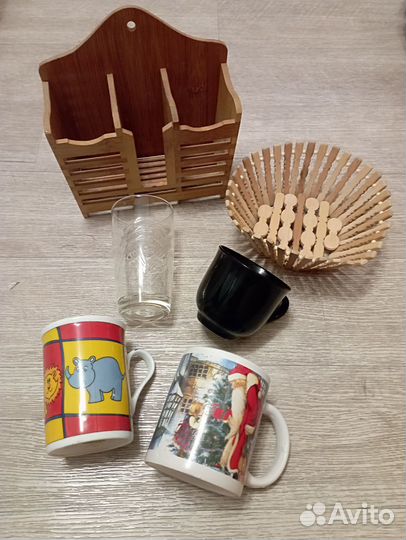 Кружки, корзинки - 8 предметов, б/у