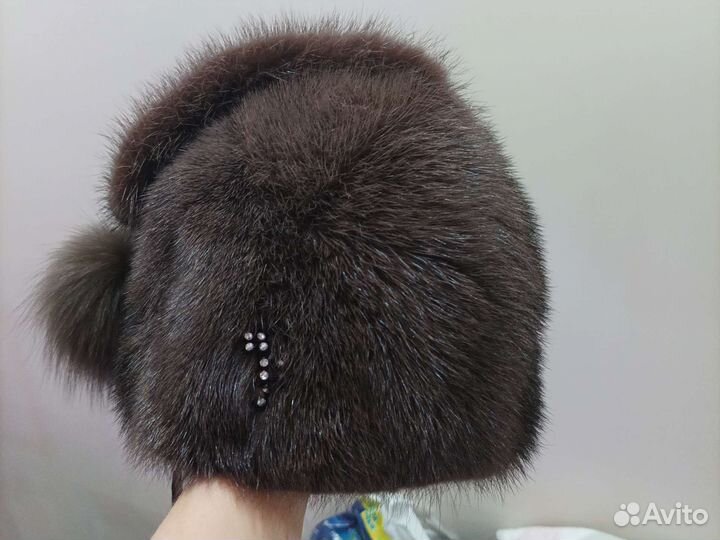 Шапка норковая женская