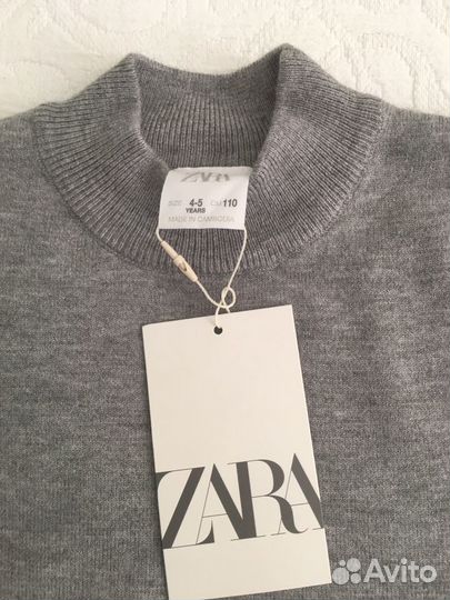 Zara новый джемпер. 110 см. Оригинал