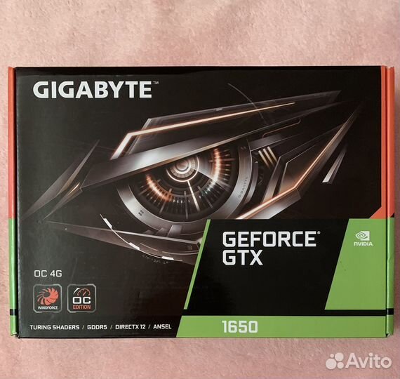 Видеокарта gigabyte GeForce GTX 1650 OC