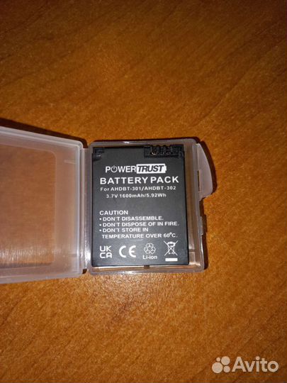 Аккумулятор для экшн камеры