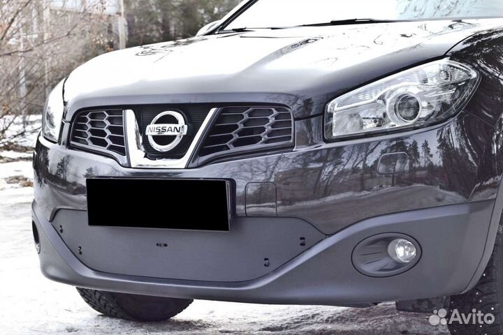Зимняя заглушка для бампера ниссан кашкай j 10